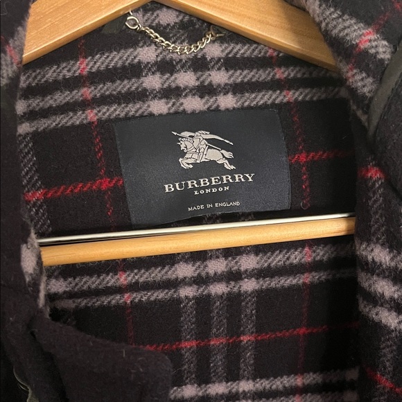 Burberry Navy Toggle Trench Coat - Picture 2 of 8